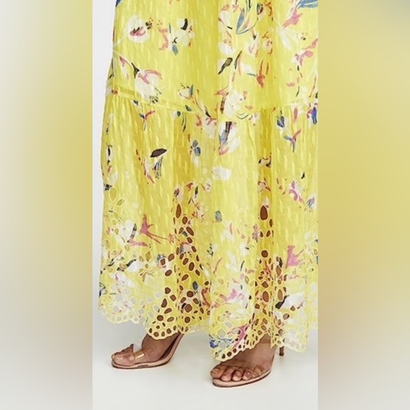 TANYA TAYLOR Catalina Silk Maxi Dress, Never Worn, Size 2 - Picture 5 of 9